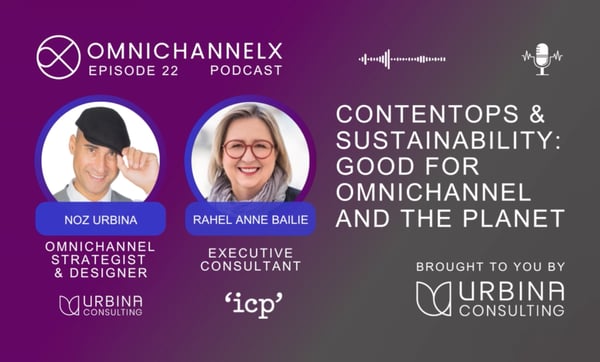 OmnichannelX Podcast: ContentOps and sustainability: Good for omnichannel and the planet with Rahel Anne Bailie  Thumbnail