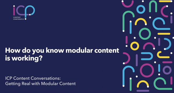 How do you know modular content is working?  Thumbnail