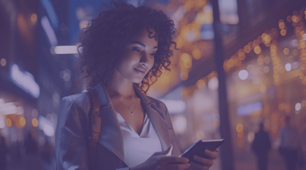 Stock Banner Image - Phone Purple