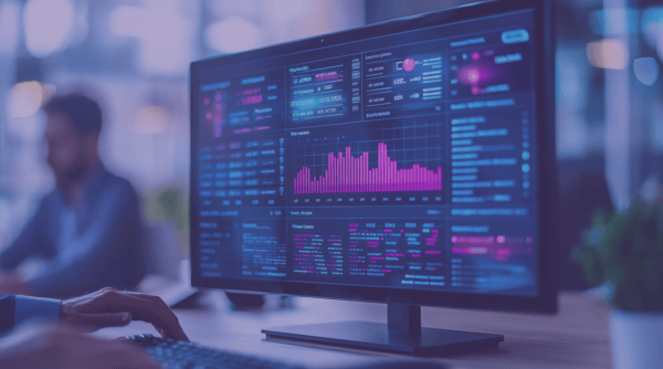 Stock Banner Image - Screen Purple